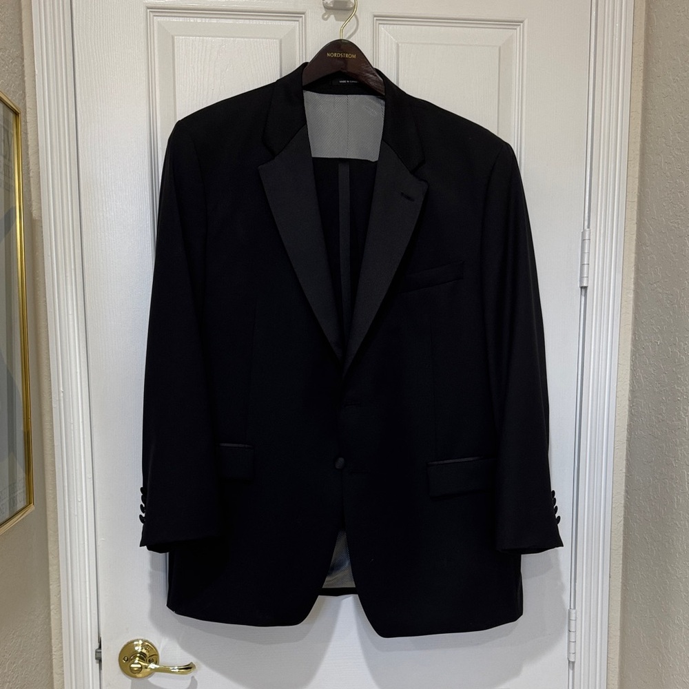 Calvin Klein Wool Black Men's Tuxedo